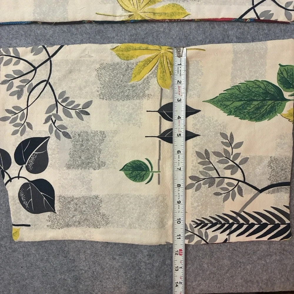 Vintage Crazy Quilt Patchwork Pillow Sham Cover Throw Set Cottagecore Top Boho